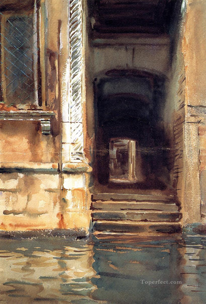 Puerta veneciana John Singer Sargent Venecia Pintura al óleo